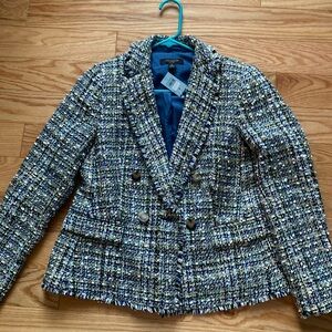 Ann Taylor tweed blazer.